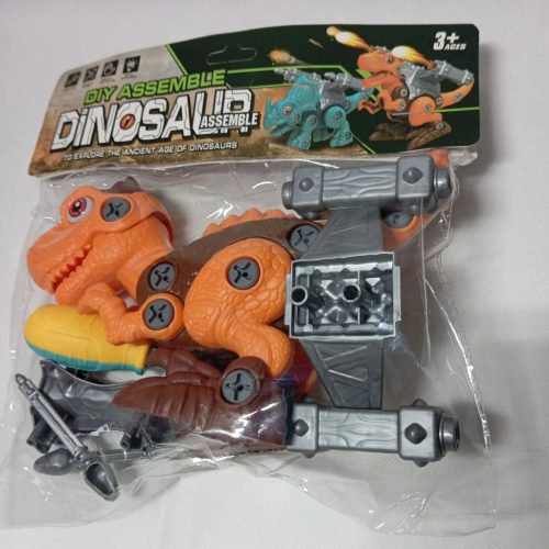 DIY Assemble Dinosaur – Csavarozható 17 cm-es Szerelhető Dínó Játék (ÚJ, bontatlan)