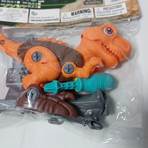 DIY Assemble Dinosaur – Csavarozható 17 cm-es Szerelhető Dínó Játék (ÚJ, bontatlan)