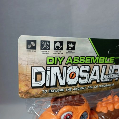 DIY Assemble Dinosaur – Csavarozható 17 cm-es Szerelhető Dínó Játék (ÚJ, bontatlan)