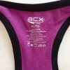 ACX Active elöl cipzáras sportmelltartó – lila-fekete, XL