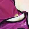 ACX Active elöl cipzáras sportmelltartó – lila-fekete, XL