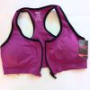 ACX Active elöl cipzáras sportmelltartó – lila-fekete, XL