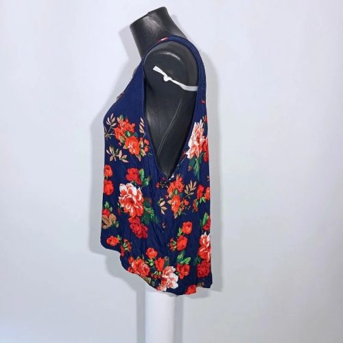 Ambiance virágmintás női lezser trikó 3XL