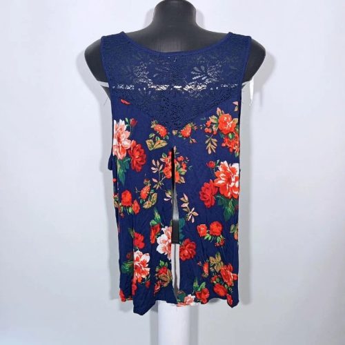 Ambiance virágmintás női lezser trikó 3XL