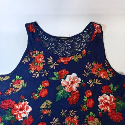 Ambiance virágmintás női lezser trikó 3XL