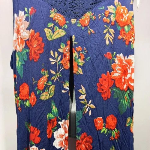 Ambiance virágmintás női lezser trikó 3XL