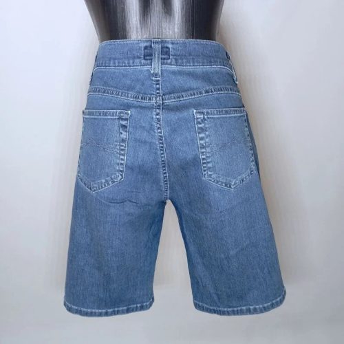 Angels női farmer bermuda – klasszikus fazon, középkék szín - 36-os 