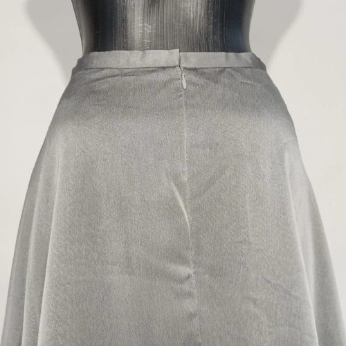 Apart ezüst fényű alkalmi maxi szoknya S