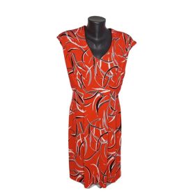 Banana Republic piros mintás női koktélruha – M méret