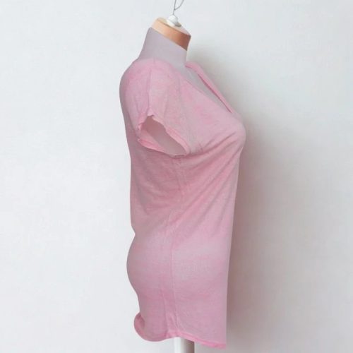 Benetton babarózsaszín kötött puha felső