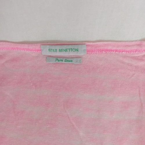 Benetton babarózsaszín kötött puha felső