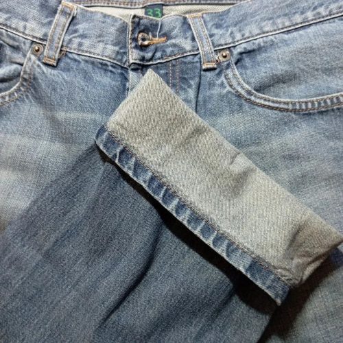 Benetton Férfi Világoskék Regular Fit Farmer – EU 56 (W33 L34)