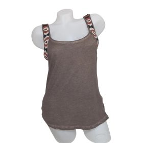 Bershka gyöngyökkel díszített női ujjatlan felső