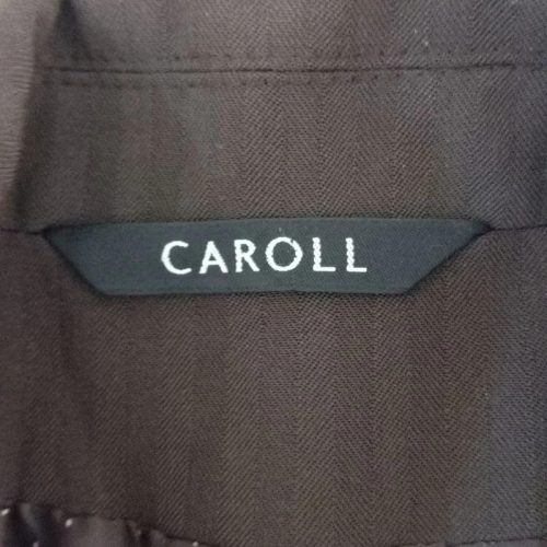 Caroll elegáns barna női blézer – vállpárnás, alkalmi zakó, 44-es méret