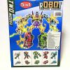 Robot átalakítható járművé – 5in1 Deformation Super Hero figura – Piros, 15 cm (Új, bontatlan)