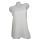 Charget fehér hátul mélyen kivágott ujjatlan tank top - M