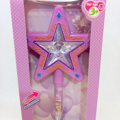 Princess Magic Stick – Lila világító és zenélő varázspálca (28 cm)