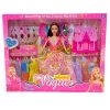 Vogue Our Style – Hercegnő Baba Szett (29 cm) + 8 Extra Ruha + Babaház