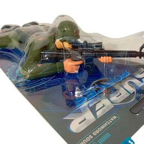   Super Forces – Hangot és fényt adó katona figura (37×15 cm) – ÚJ, bontatlan csomagolásban