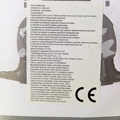 Super Forces – Hangot és fényt adó katona figura (37×15 cm) – ÚJ, bontatlan csomagolásban