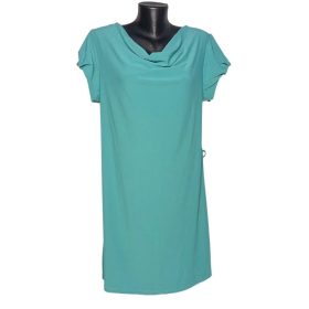   Chic&Pop zöld rövid ujjú midi ruha – olasz könnyedség elegáns tálalásban