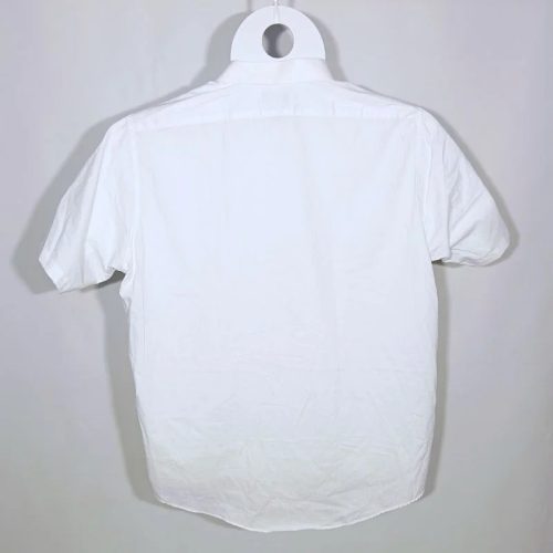 Christopher Hart klasszikus fehér férfi rövid ujjú ing – Big & Tall méret, 100% pamut