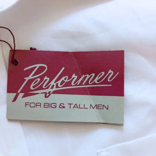 Christopher Hart klasszikus fehér férfi rövid ujjú ing – Big & Tall méret, 100% pamut