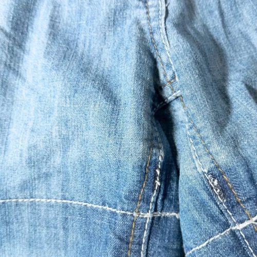 CaiLiNa női világoskék farmer rövidnadrág – XL