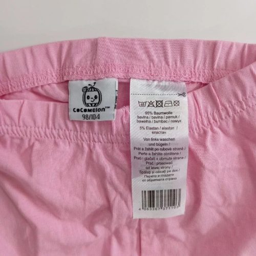 Cocomelon-rózsaszín-alapon-mintás-lányka-leggings 98/104