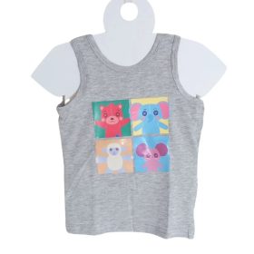   Cocomelon trikó fiúknak – világos szürke, 98/104-es méret