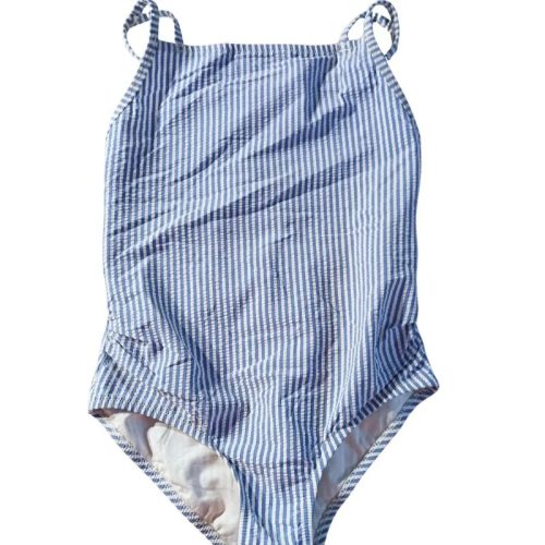 Crewcuts lányka csíkos egyberészes fürdőruha – EU 134-140