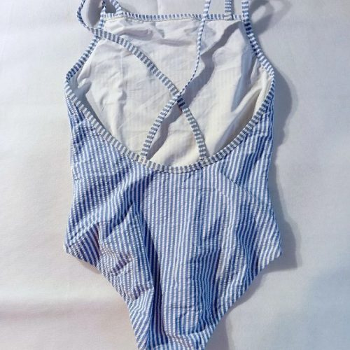 Crewcuts lányka csíkos egyberészes fürdőruha – EU 134-140