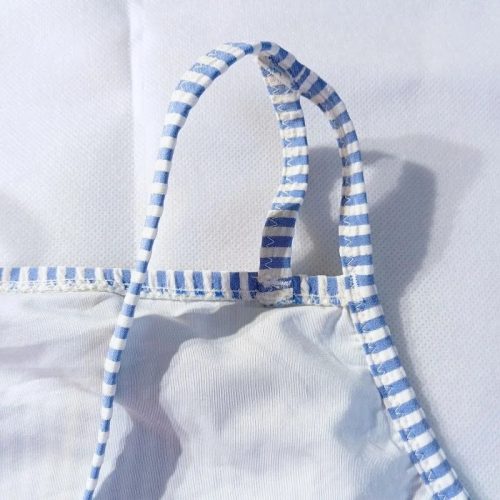 Crewcuts lányka csíkos egyberészes fürdőruha – EU 134-140