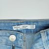 Bershka világoskék szaggatott farmer sort – 38