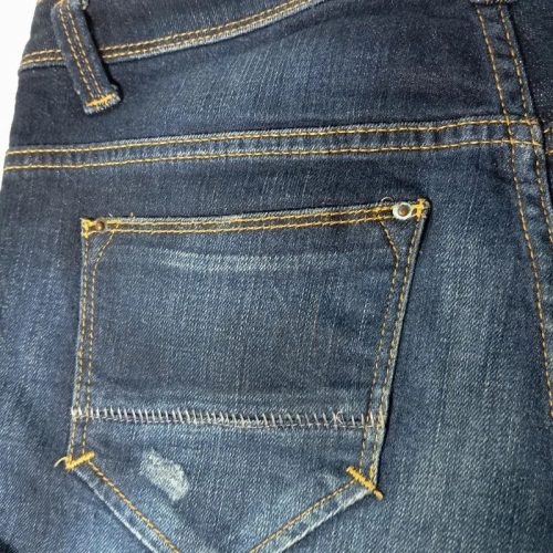 Original Denim koptatott farmer short - 36