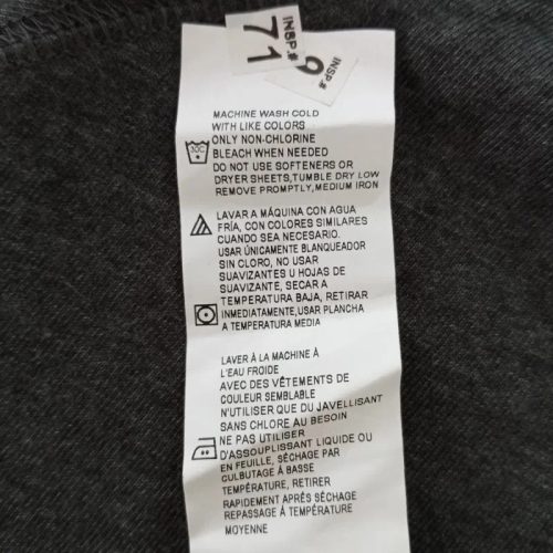 Dickies sötétszürke férfi póló – XL