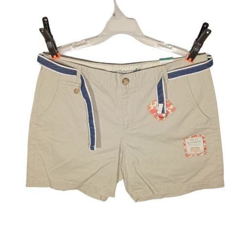 Dockers Soft Short bézs rövidnadrág szövött övvel – EU 48