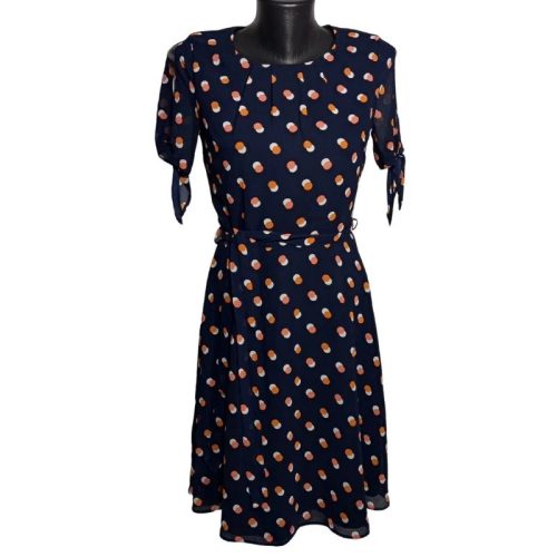 Elegáns pöttyös A-vonalú alkalmi ruha – Dorothy Perkins 36-os