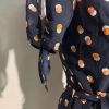 Elegáns pöttyös A-vonalú alkalmi ruha – Dorothy Perkins 36-os