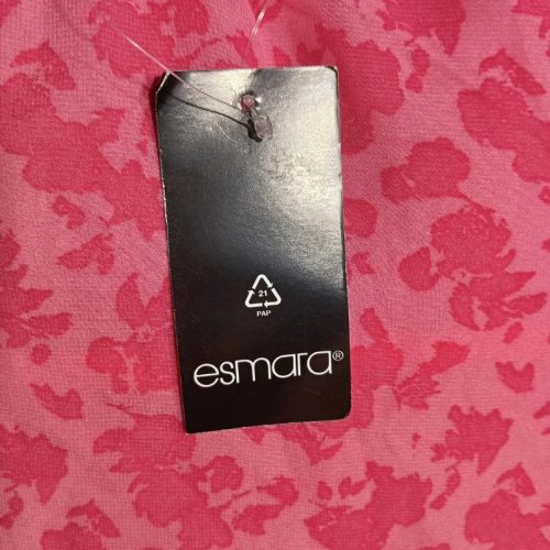 Pink virágmintás nőies tunikaszabású egyberuha – Esmara 40-es