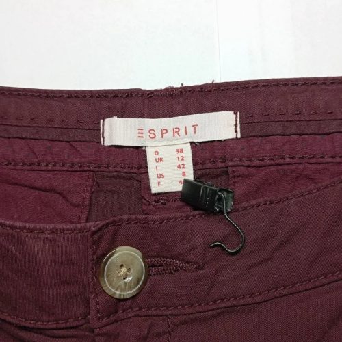 Esprit bordó vászon térdnadrág 42-es, L méret 