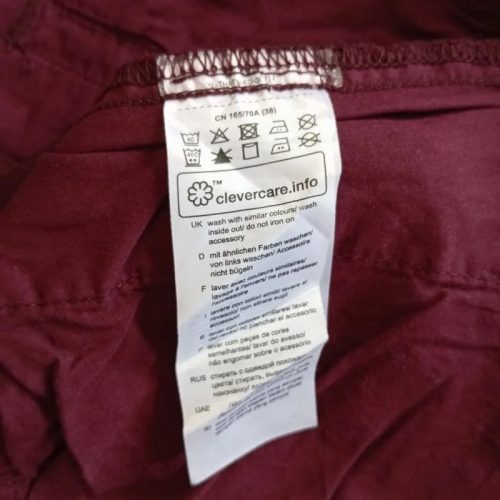 Esprit bordó vászon térdnadrág 42-es, L méret 