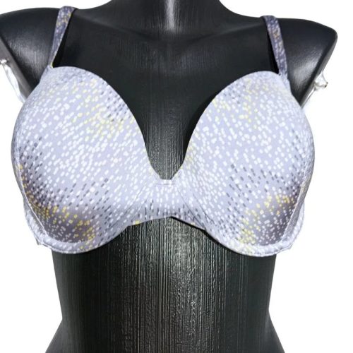 Esprit – Új, címkés halványlila pöttyös melltartó – 90A / 40A