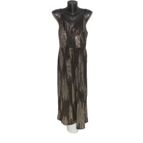 F&F Fekete-arany glam midi overál