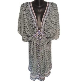 F&F háromszögmintás strandtunika boho stílusban