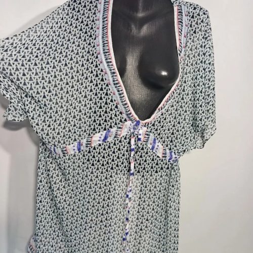 F&F háromszögmintás strandtunika boho stílusban