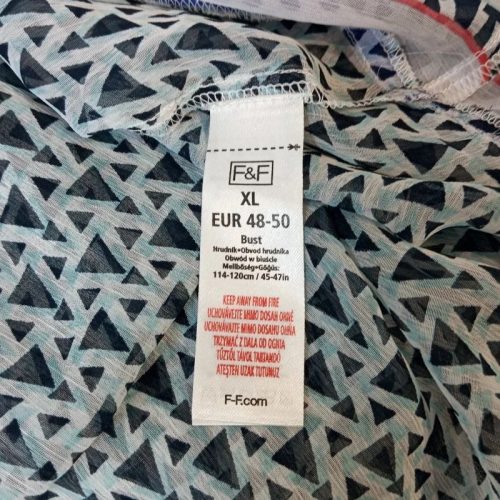 F&F háromszögmintás strandtunika boho stílusban