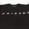 Friends  fekete unisex T-Shirt – ikonikus sorozat rajongói darab - S méret