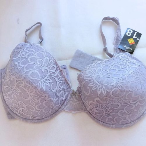 George halványlila merevítős csipkés melltartó – EU 100E (42DD)