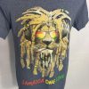 Gildan Jamaica one love reggae stílusú szürke póló